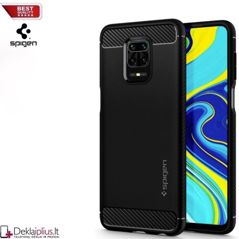 Originalus Spigen rugged armor dėklas - juodas (REDMI NOTE 9S/NOTE 9 PRO) Originalus Spigen rugged armor dėklas - juodas (REDMI NOTE 9S/NOTE 9 PRO)